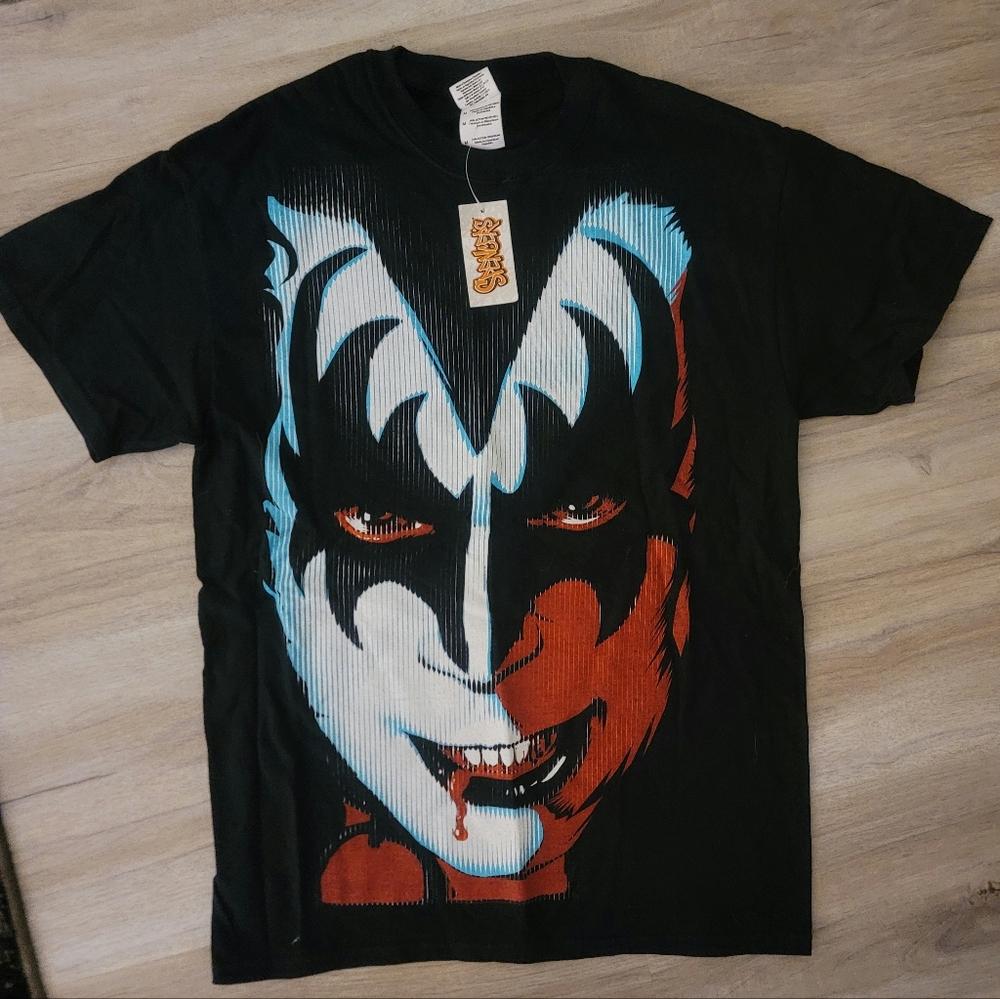 KISS GENE SIMMONS SOLO ALBUM T-SHIRT, Men's Medium, Spencer's, new